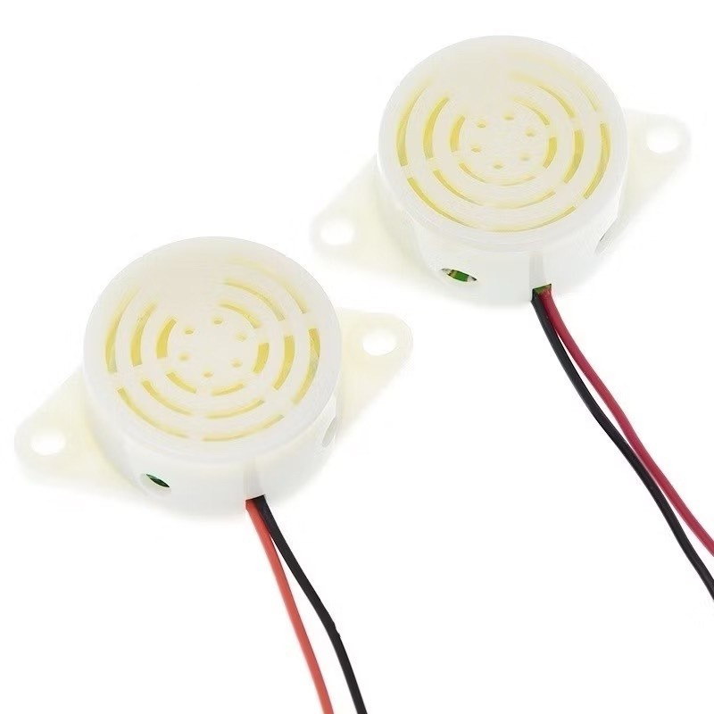 บัซเซอร์ 95dB 3-24V, 12V Electronic Buzzer Beep Alarm Intermittent Beep SFM-27 ออด เปียโซ เสียงปลุก 