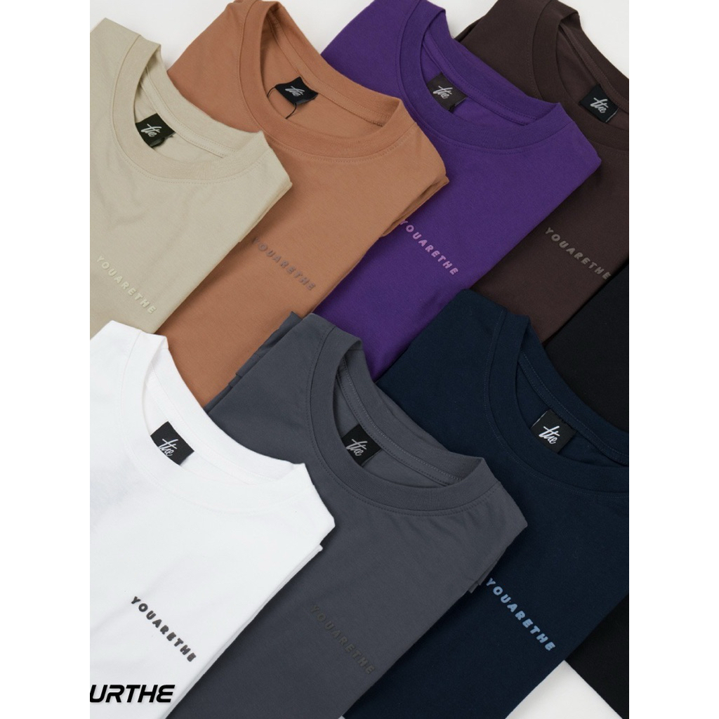 เสื้อยืดมือสอง เสื้อยืดสีขาว เสื้อยืดสีน้ำเงิน เสื้ิอyouarethe เสื้อยืด you are the