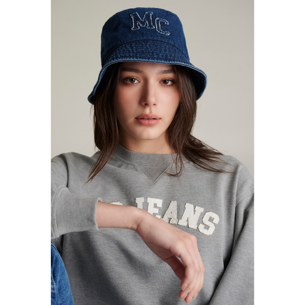 Mc Jeans หมวกบักเก็ต (Bucket) หมวกยีนส์ Unisex ดีเทลโลโก้ MC ปะผ้ายีนส์ M10Z222