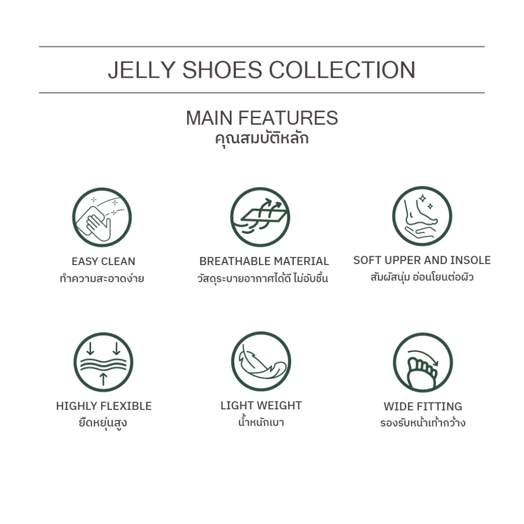 POLO CLUB รองเท้า รุ่น JL-4003 สีดำ | รองเท้าแตะผู้หญิง - รูปที่ 4