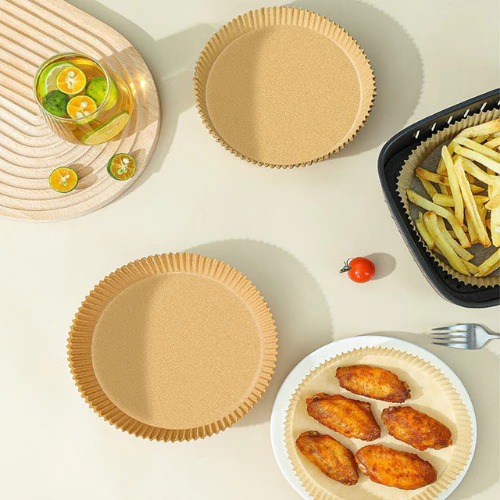 🍟 กระดาษรองหม้อทอด Airfryer (30/50/100 แผ่น) แบบใช้แล้วทิ้ง กันน้ำมัน ไม่ติดอาหาร ทรงกลม ทรงเหลี่ยม thumbnail 6