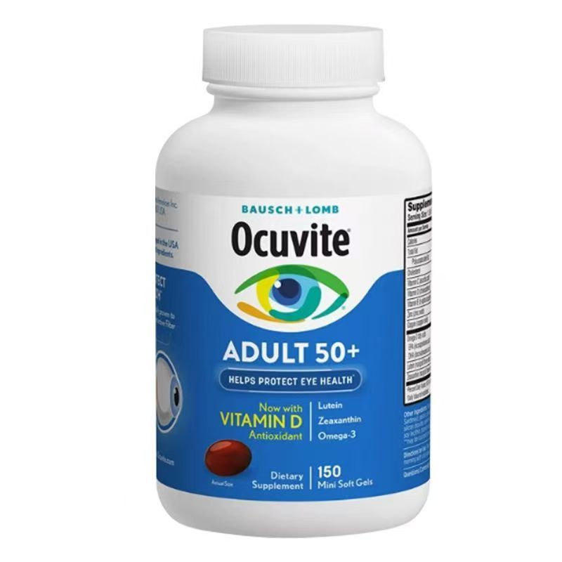 BAUSCH+LOMBO Lutein Ocuvite Adult50+ Omega 3 Eye Care for the Elderly