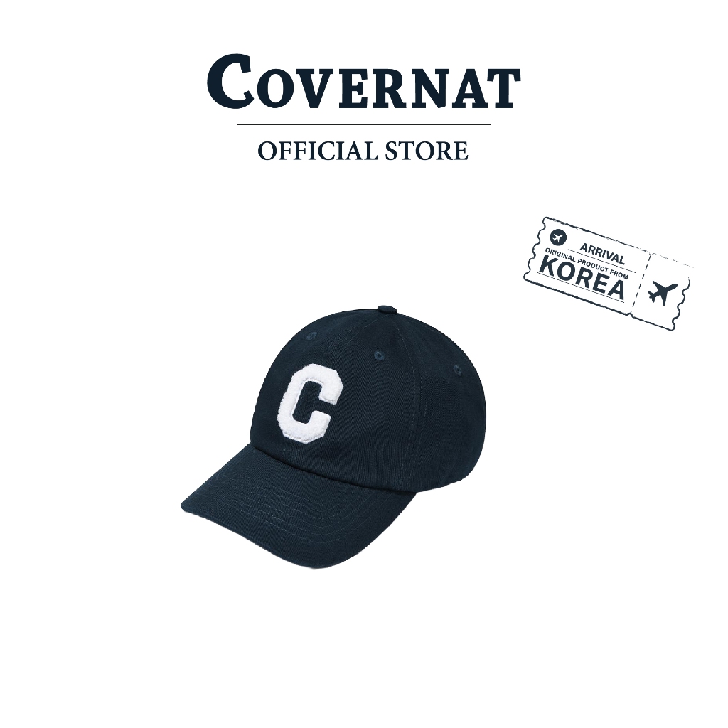 COVERNAT หมวก รุ่น C Logo B.B Cap Navy (70011SCLCAU_F5NAXX)
