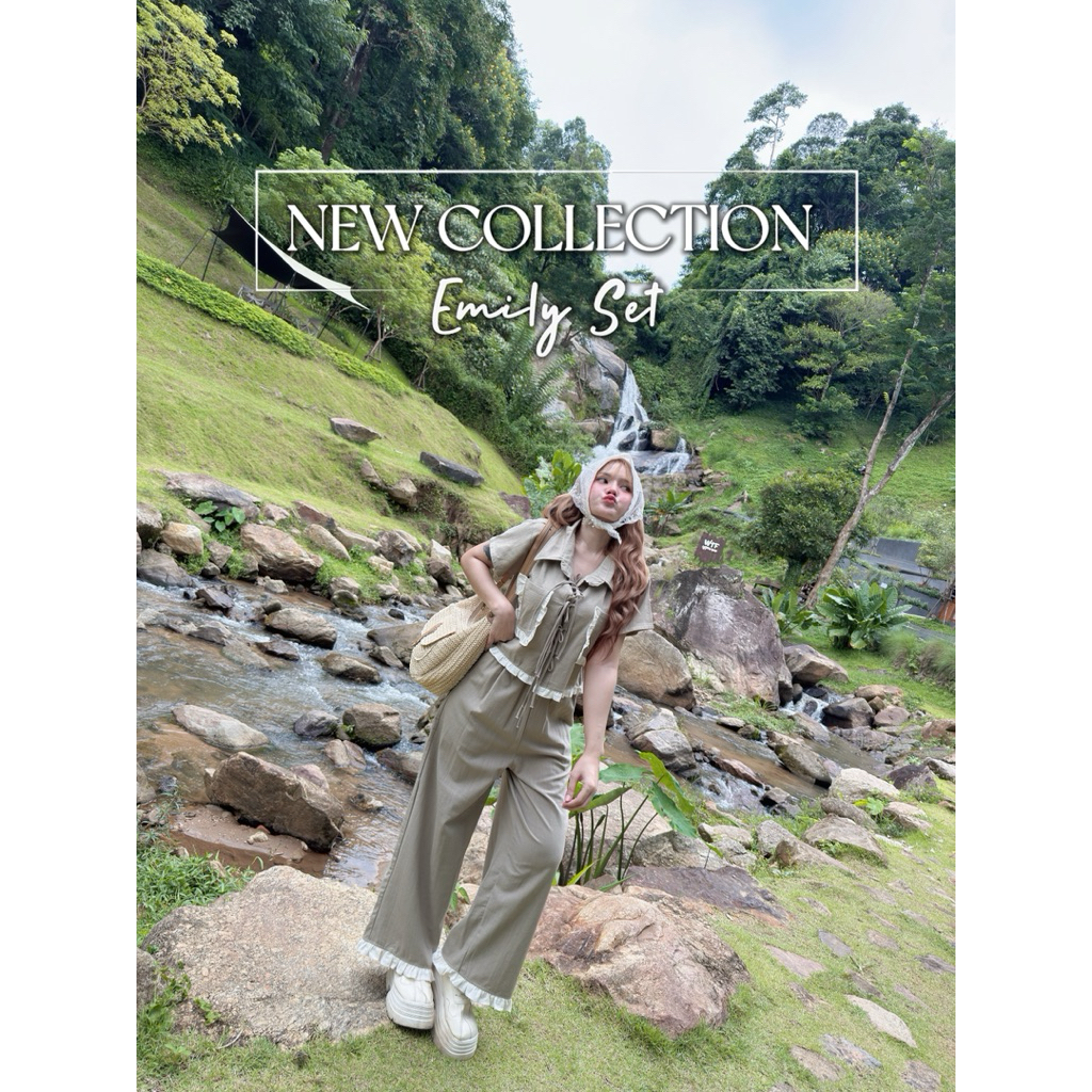 Emily Set เนื้อผ้าฝ้าย 2 ชิ้น