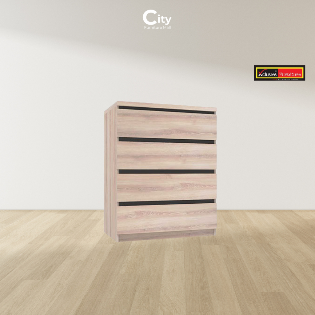 Xclusive ตู้ลิ้นชักอเนกประสงค์ 4 ชั้น 80 ซม. DW-8003