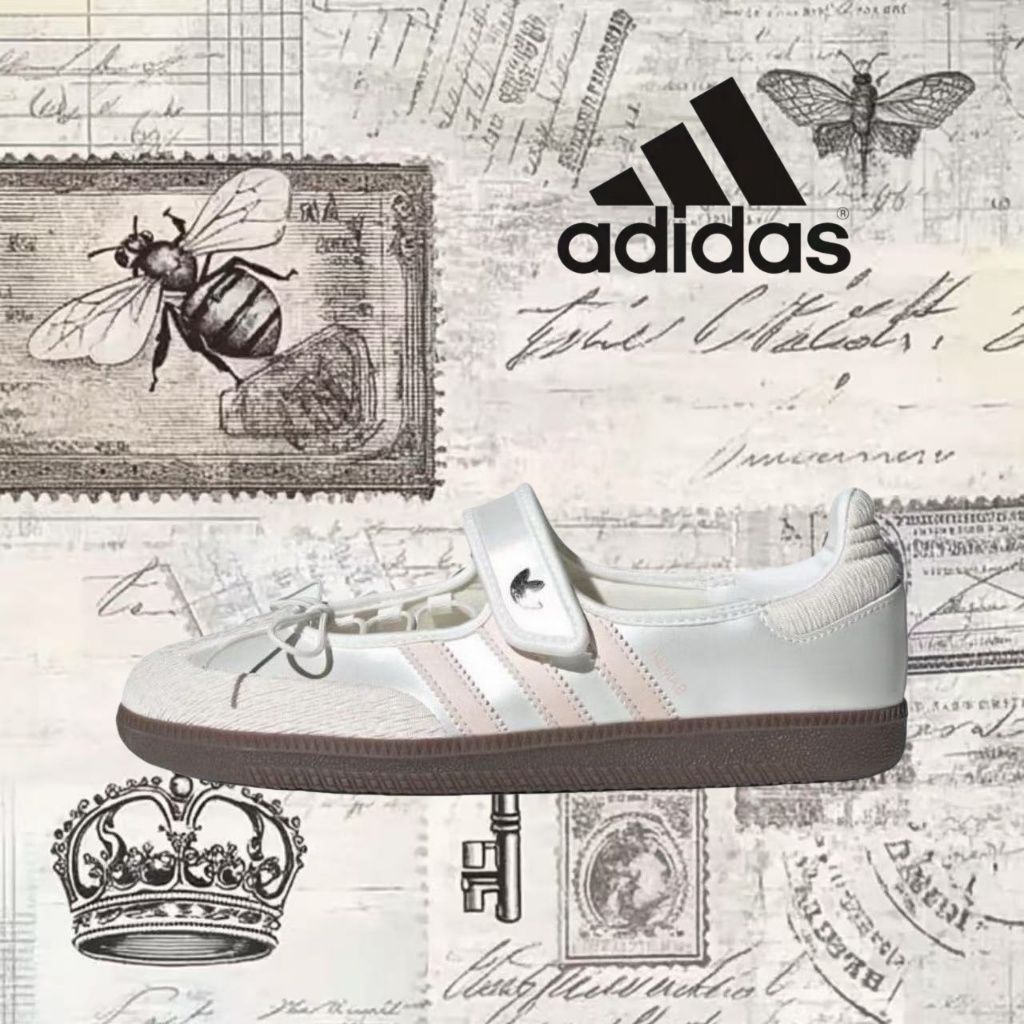 🎉（ของแท้ 100 %）adidas originals Samba OG gazelle JR4482 สีชมพู