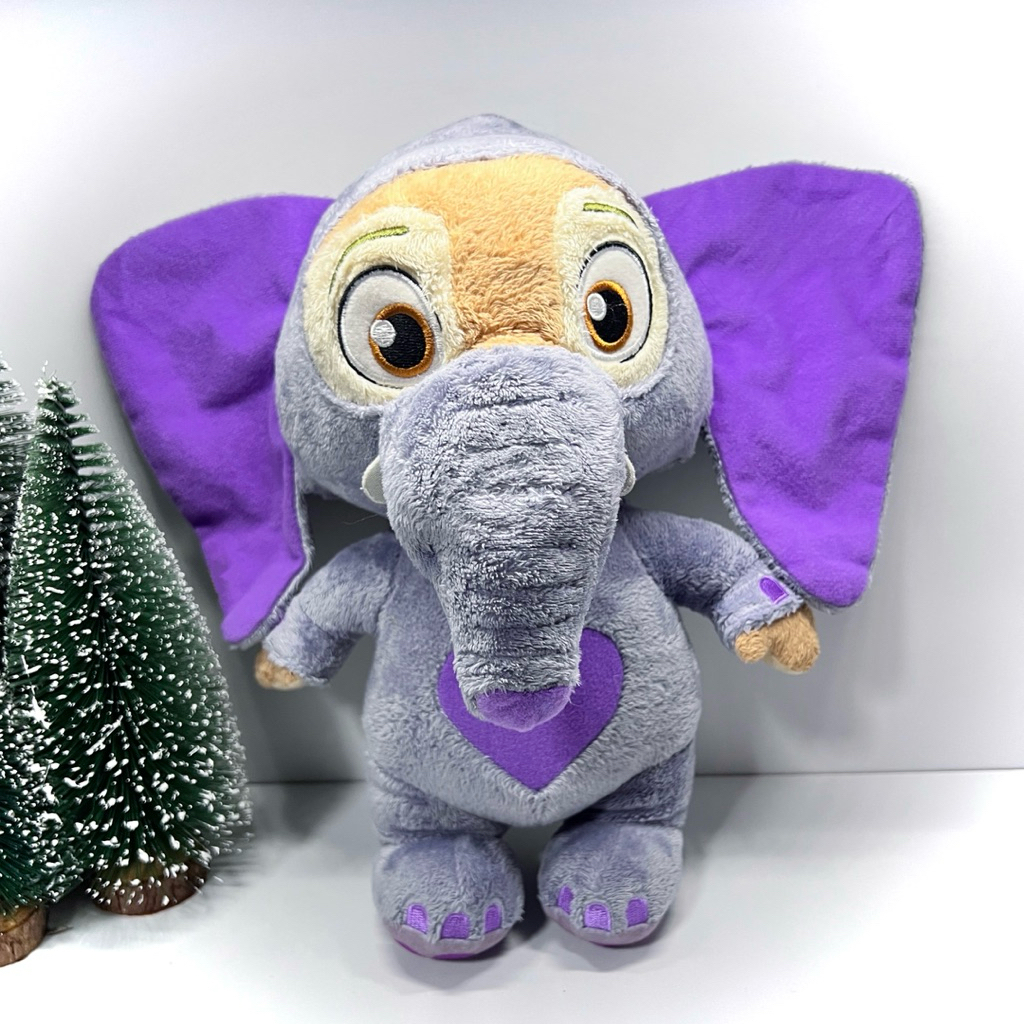 ตุ๊กตา 🐘Ele-Finnick💜  Disney เรื่อง Zootopia งานเครื่อง 11นิ้ว