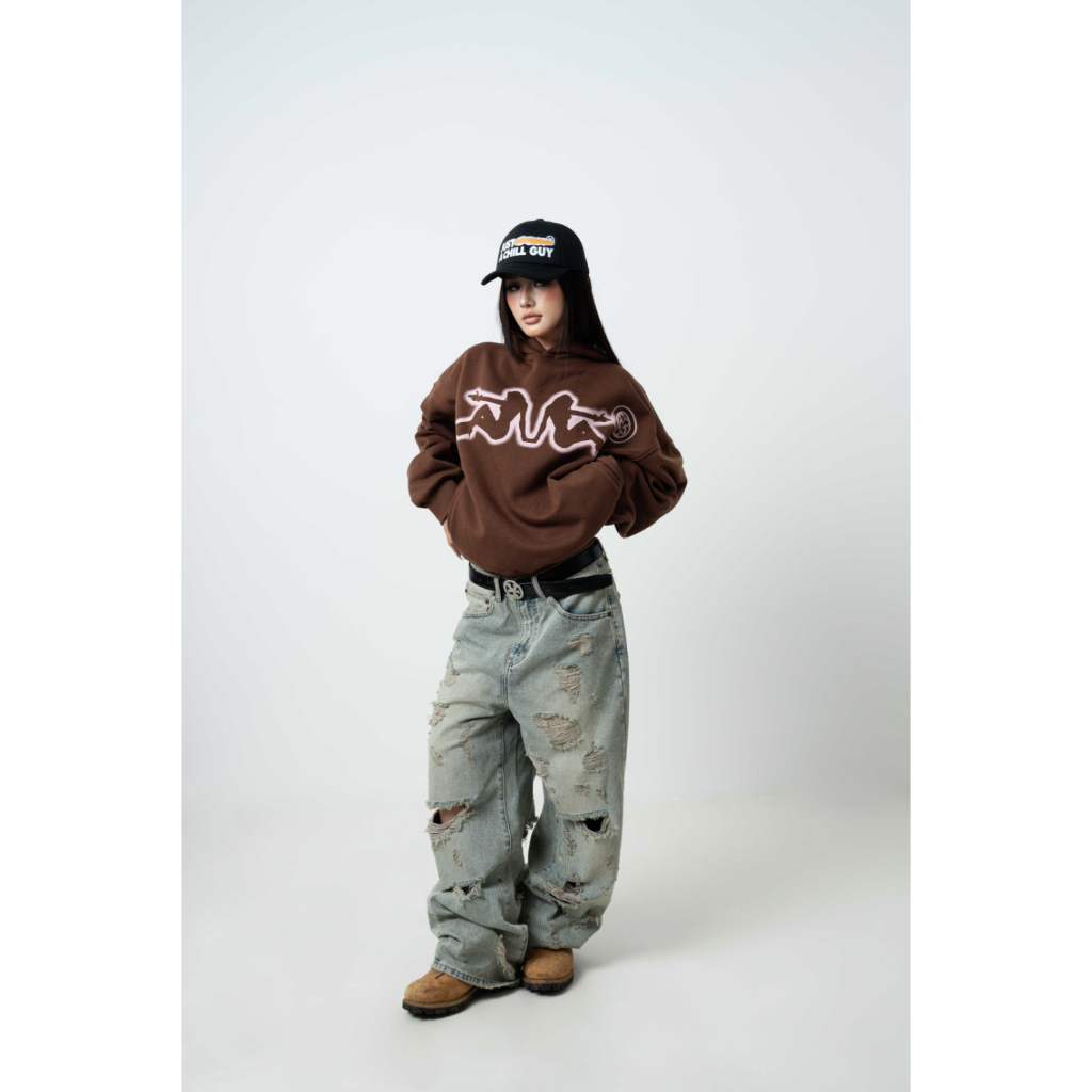 DirtyCoins Double Trouble Oversized Hoodies