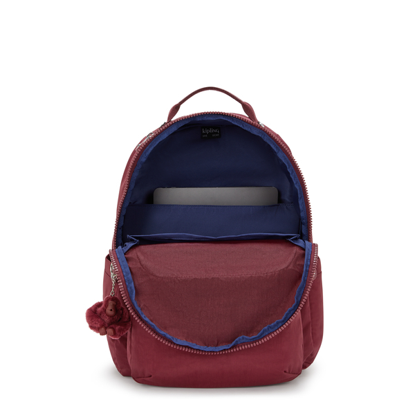 Kipling حقيبة ظهر SEOUL — نبيذي — صورة 3