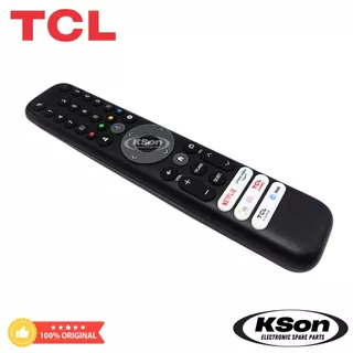 รีโมททีวี ทีซีแอล ของแท้ มีระบบสั่งการด้วยเสียง Original TCL TV Remote Control with Voice Control รุ่น RC833 GMB1