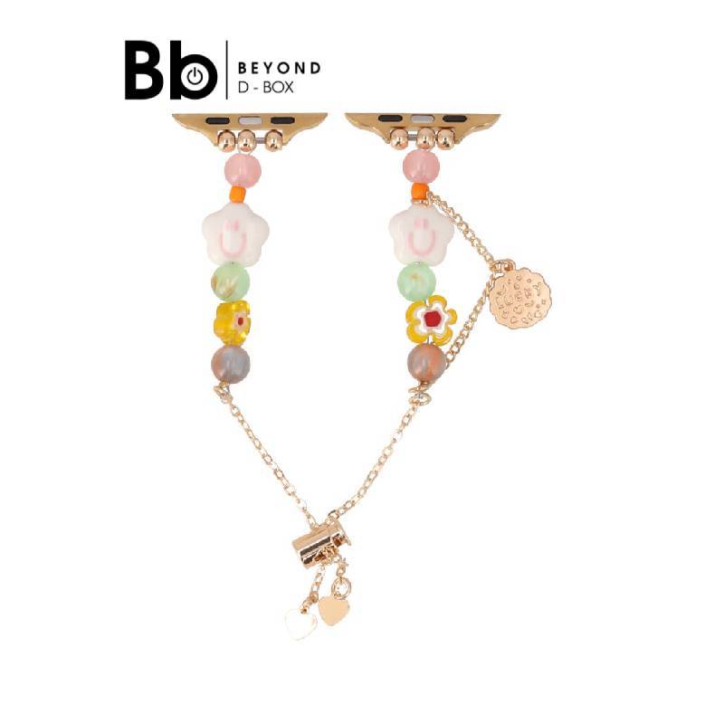 Blue Box สาย Apple Watch Series 6,7,8,9,SE1,SE2,Ultra (44/45/49mm) Cloudy Smiley with Lucky Charm by