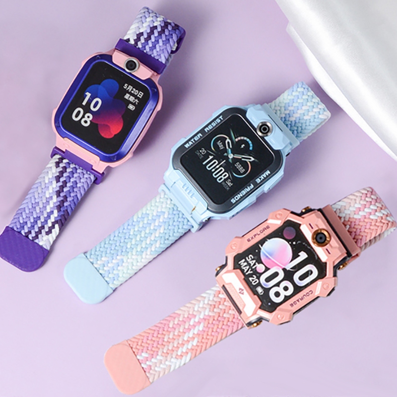 🔥สำหรับ Imoo X10 Watch Phone🔥สายนาฬิกา สำหรับ Imoo Z1 Z6 Z7 สายรัดข้อมือไนล่อนทอแม่เหล็ก Loopback Strap - รูปที่ 7