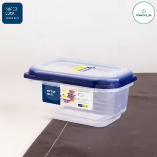 Super Lock กล่องถนอมอาหาร (รุ่น Double wall) กล่องใส่อาหาร เข้าไมโครเวฟได้ ปราศจากสารก่อมะเร็ง (BPA Free)