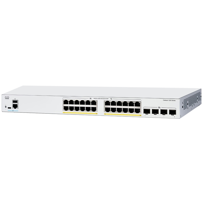 C1200-24P-4G	Catalyst 1200 24-port GE, PoE, 4x1G SFP