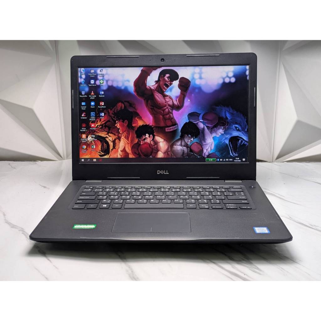 second hand notebook  Dell Latitude 3490   สเปก intel Core i7-8550U (gen8)   Ram 8 GB SSD 256 GB   ก
