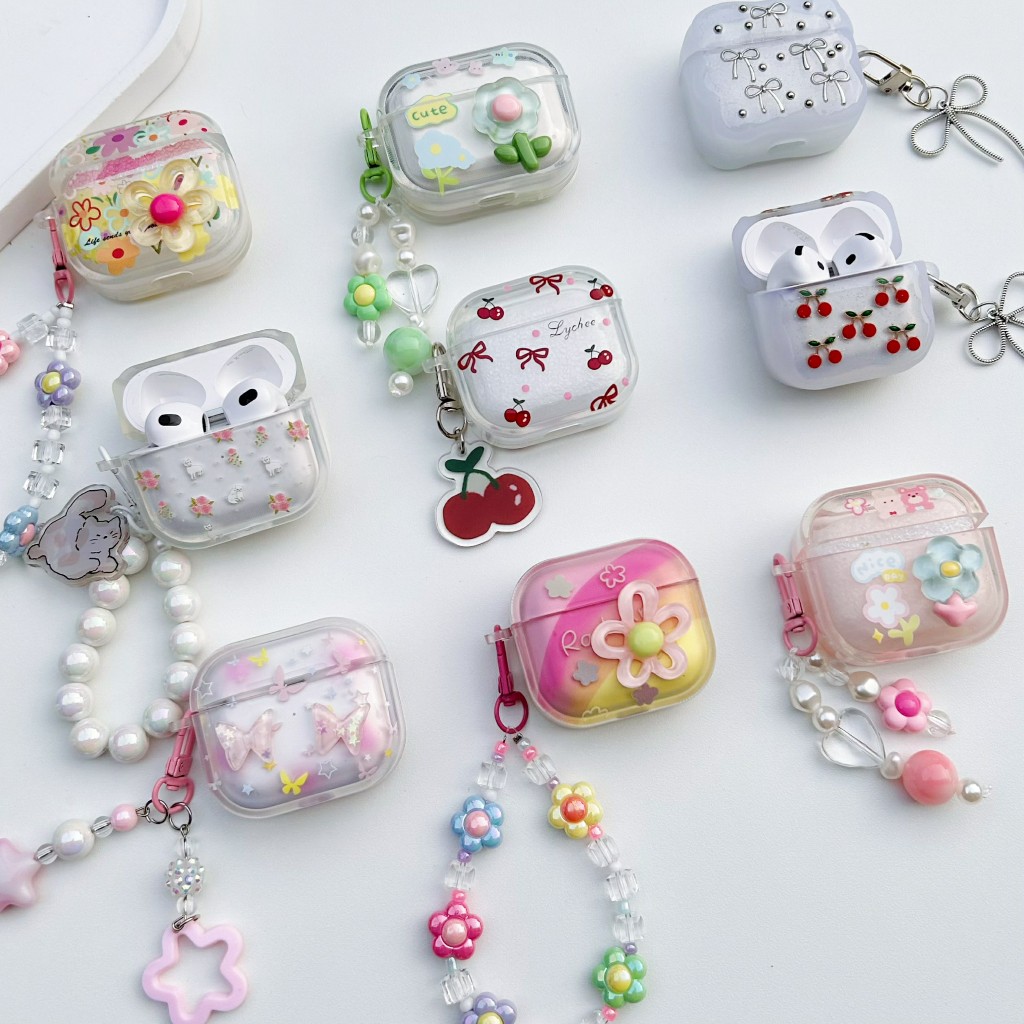 เคสหูฟังJ201 เคสใสการ์ตูนนูน Airpods3 เคสหูฟังบลูทูธ J201 J206 เคสหูฟังไร้สาย Hoco EW 46 เคสหูฟังJ20