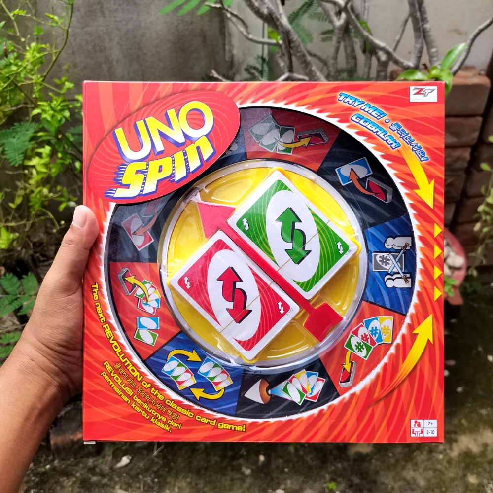 [ส่งจากไทยแพ็กใส่ลัง] Uno Spin อูโน่สปิน แบบมีวงล้อให้หมุน