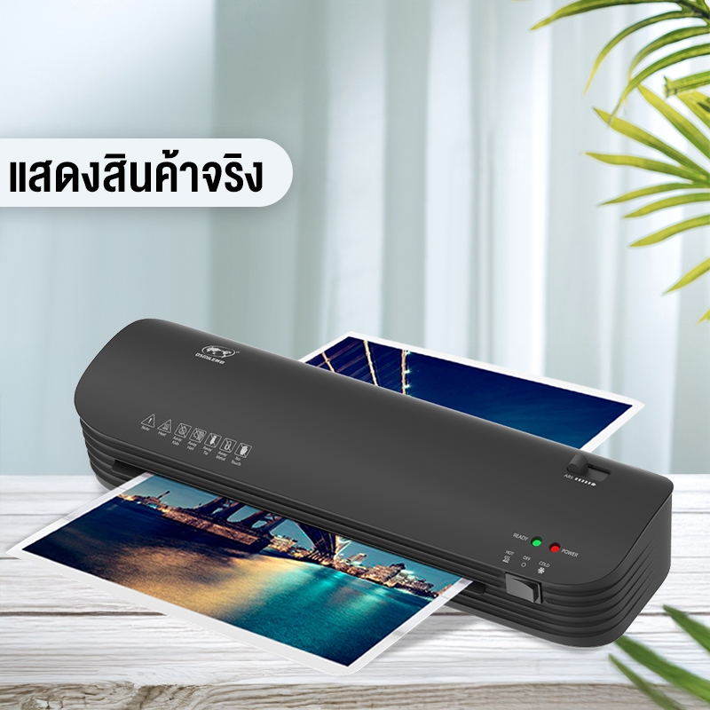(NEW) เครื่องเคลือบกระดาษA4 รุ่นSL299 Laminator A4 เคลือบได้ A5 A6 มีโหมดร้อนและเย็น ABSป้องกันการ์ดติด - รูปที่ 2