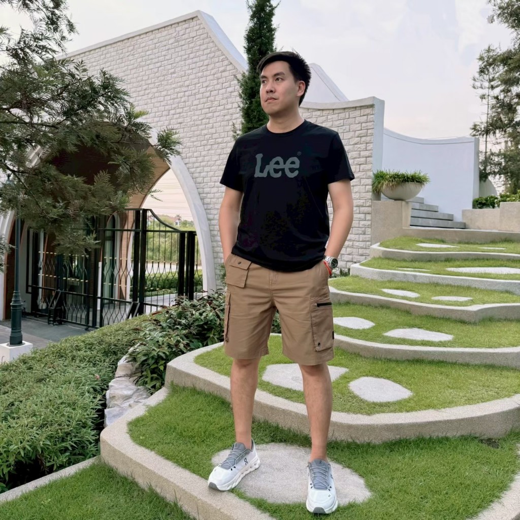 Lee เสื้อยืดคอกลมชาย แบรนด์ Lee งานสวยมาก ๆ จร้า