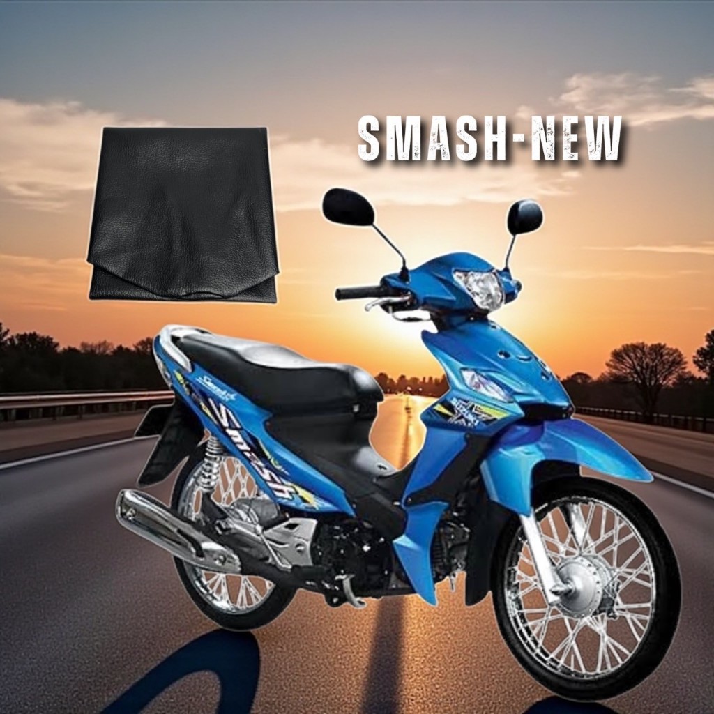 Smash/Smah new หนังหุ้มเบาะ sr autopart [แบบแม็กเย็บ] สำหรับผู้ที่ต้องการเปลี่ยนเบาะมอเตอร์ไซค์ให้กลับมาดูใหม่[44/45]