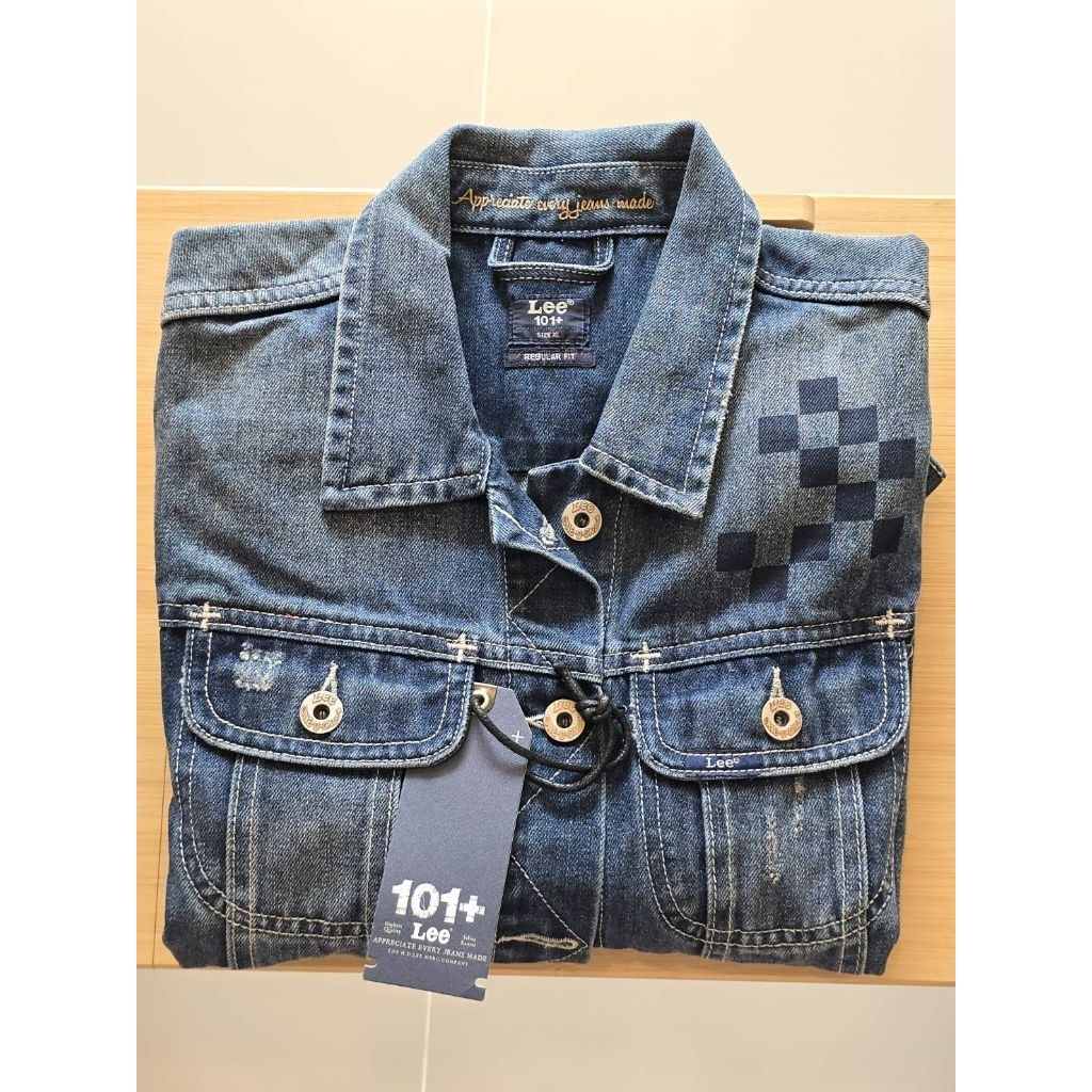 Lee 101+ Denim Jacket (Regular Fit, Size XL)