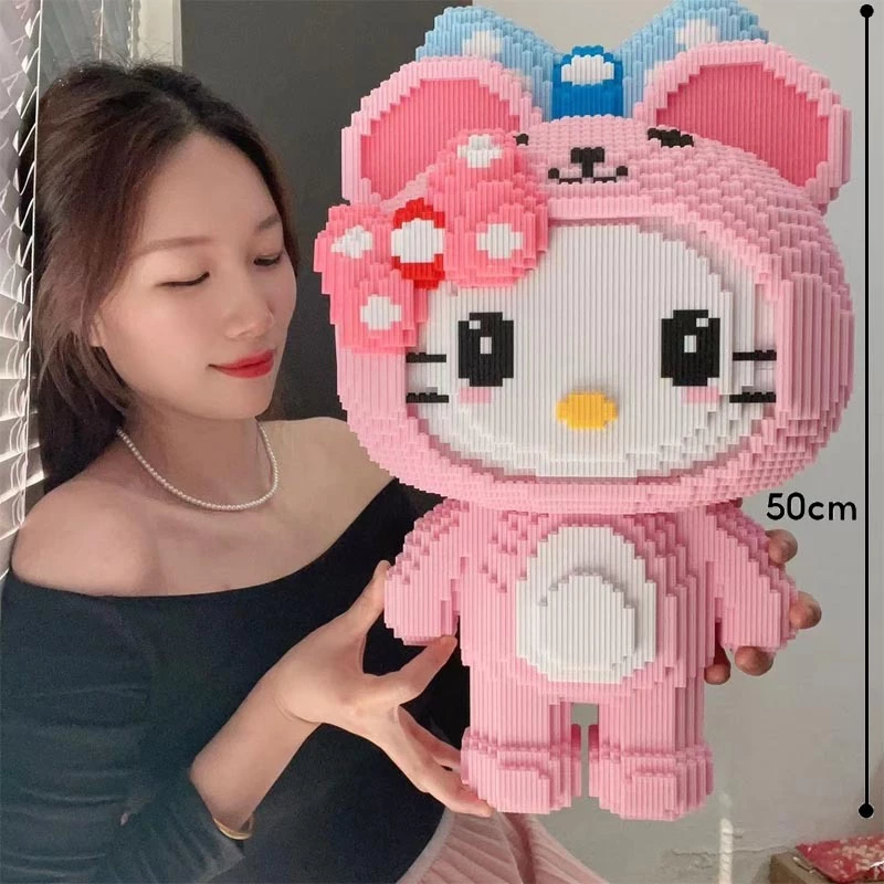 💥พร้อมส่งในไทย💥 เลโก้ บล็อกตัวต่อ โมเดลบล็อกตัวต่อ sanrio โดราเอมอน คาปิบารา บล็อกอาคาร 3D ของเล่นเด็ก