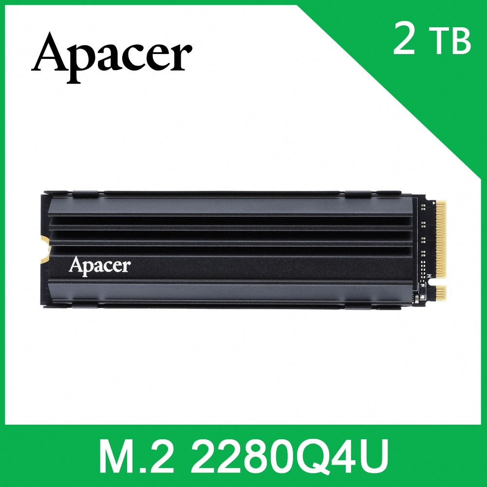 2TB SSD (เอสเอสดี) APACER AS2280Q4U - PCIe 4x4 NVMe M.2 2280 (AP2TBAS2280Q4U-1)