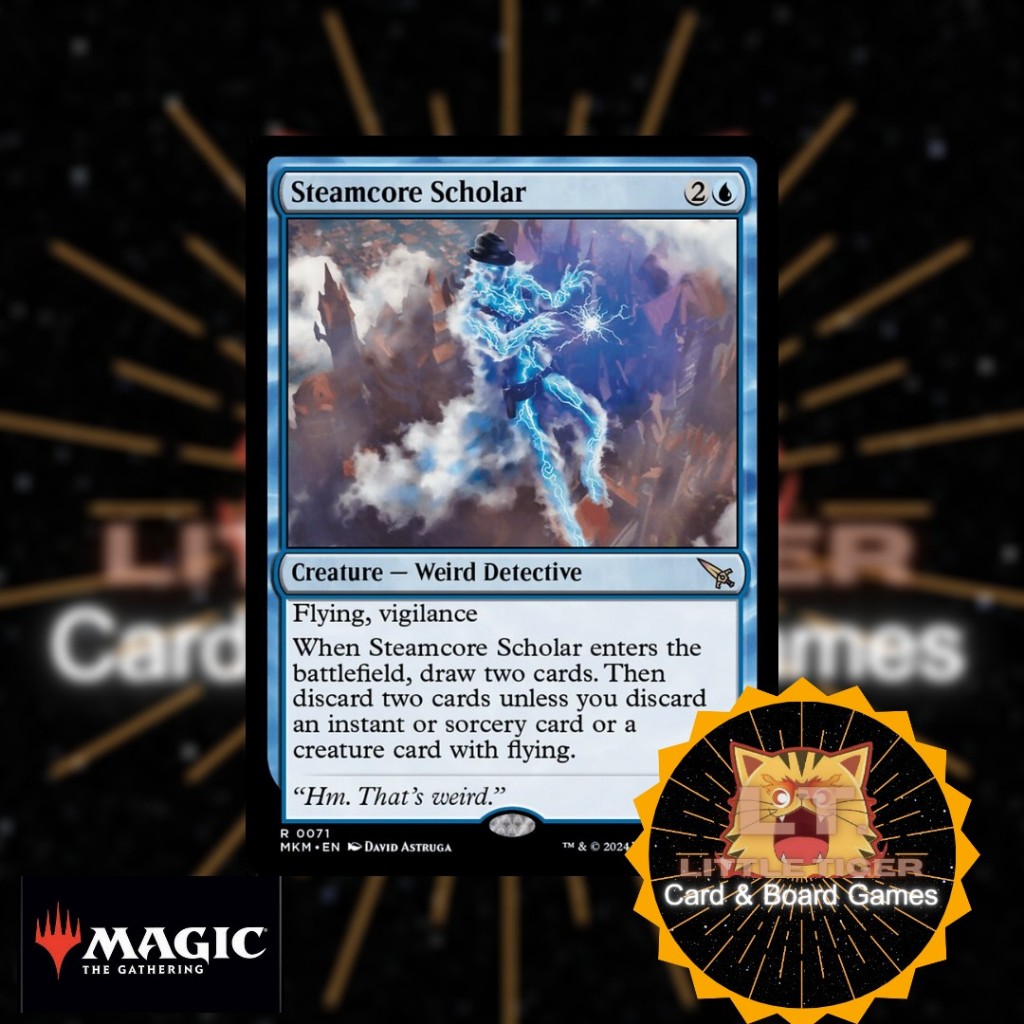 [MTG] [MKM] R#71 Steamcore Scholar [Non-foil]