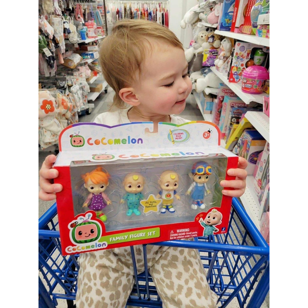 𝗖𝗼𝗰𝗼𝗺𝗲𝗹𝗼𝗻 𝟰 𝗙𝗶𝗴𝘂𝗿𝗲 𝗣𝗮𝗰𝗸 𝗙𝗮𝗺𝗶𝗹𝘆 𝗦𝗲𝘁 ของแท้‼️❤️ …..ฟิกเกอร์ ตัวละครตัวโปรดของลูกน้อย โคโค่เมลอน