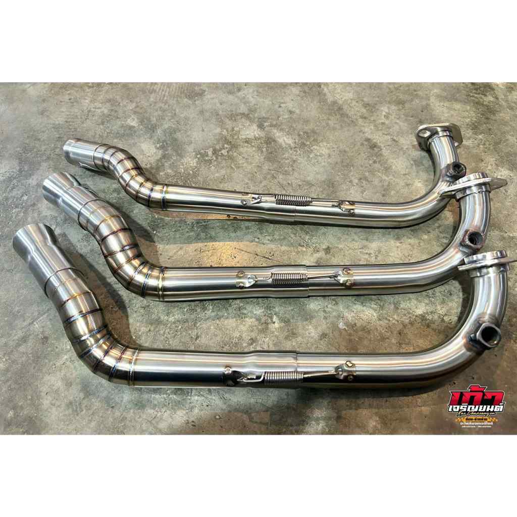 คอท่อสแตนเลส รุ่น PCX160 ปี2021 ขนาด คอ 25มิล 28มิล คอ Z เลสแท้100% - รูปที่ 2