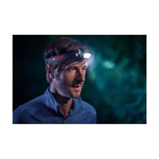 ไฟฉาย คาดหัว Bosch Head Lamp ไฟคาดศีรษะ เดินป่า