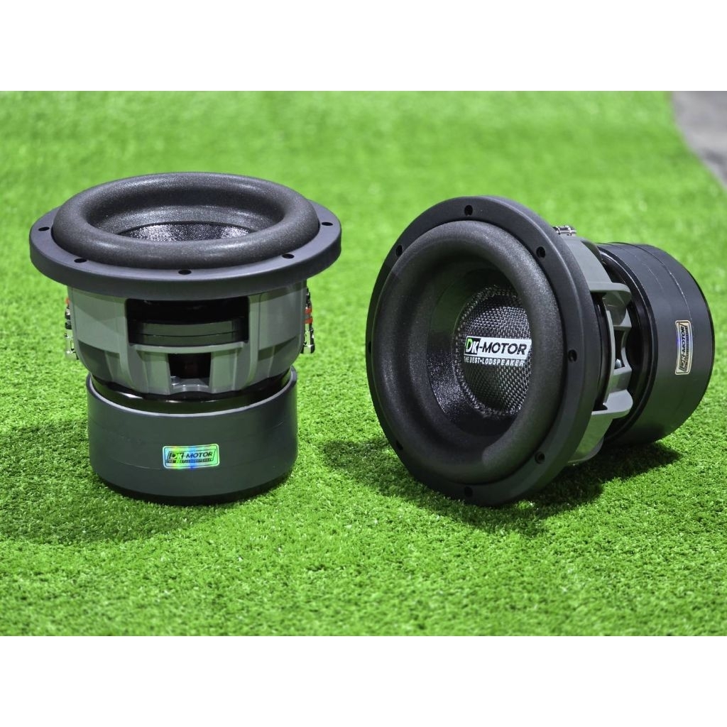 8นิ้ว DK MOTOR 8” 156/20/3 v.60mm  4+4ohm (โครงเทา) ดอกเบส ดอกซับ วูฟเฟอร์ ลำโพงซับรถยนต์ subwoofer 