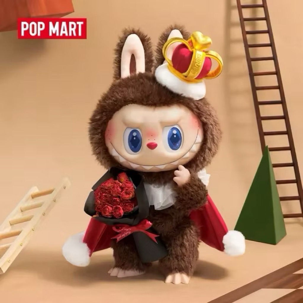 สินค้าพร้อมส่งในไทย(กทมมีบริการส่งด่วน) THE MONSTERS Let's Checkmate Series Vinyl Plush Doll ขนาด 37 cm