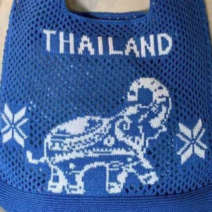 B171)กระเป๋าสานช้าง ของใหม่กระเป๋าสะพาย สีโดปามีน เหมาะแก่การถ่ายรูป (จัดส่งจากกรุงเทพ) - รูปที่ 7