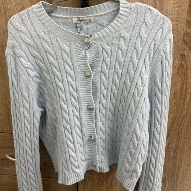 ไหมพรมสีฟ้า แบรนด์ mosses queen ✨