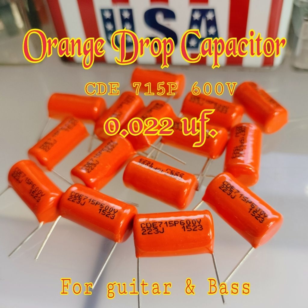 Guitar 1 Pcs Orange drop capacitor 0.022uf. CDE715P 600V