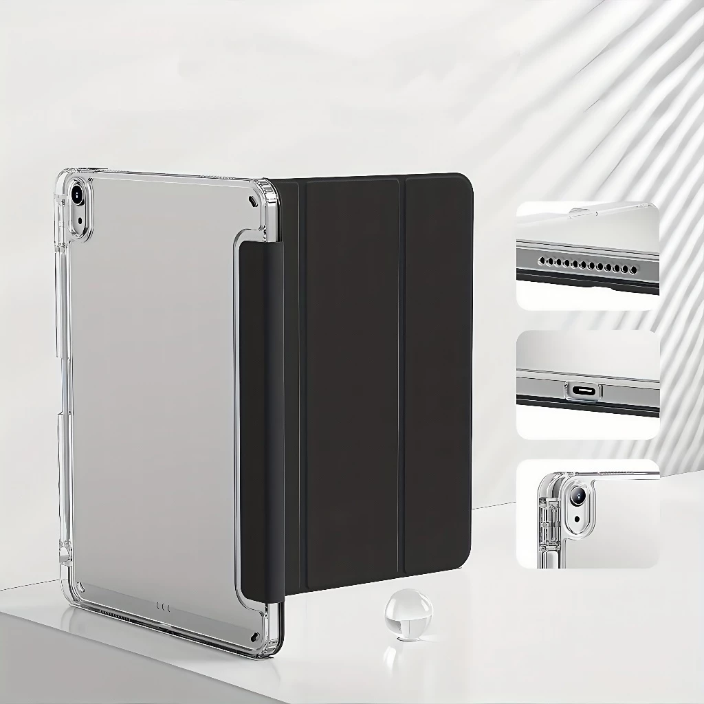 เคสไอแพด gen11 A16 2025 10.2  gen6/gen5 9.7 gen10 Air8 /Air5/6 10.9 pro11 2024 ฝาหลัง อะคริลิก ใส่ปากกาไดไอแพด thumbnail 8