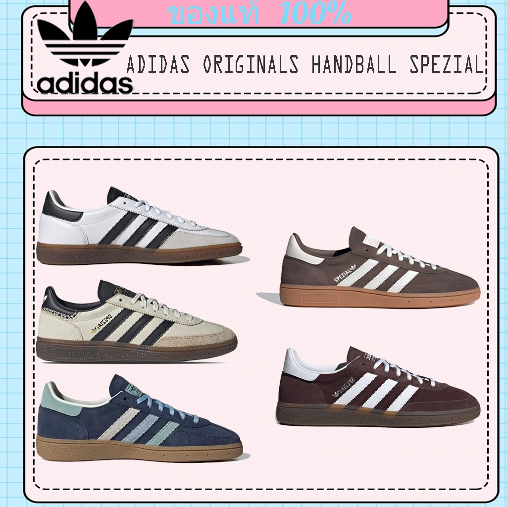 ของแท้ 100%Adidas Originals Handball Spezial IE3403/IE3698/IG1967/IF6490/IF8914รองเท้าผ้าใบหุ้มข้อต่