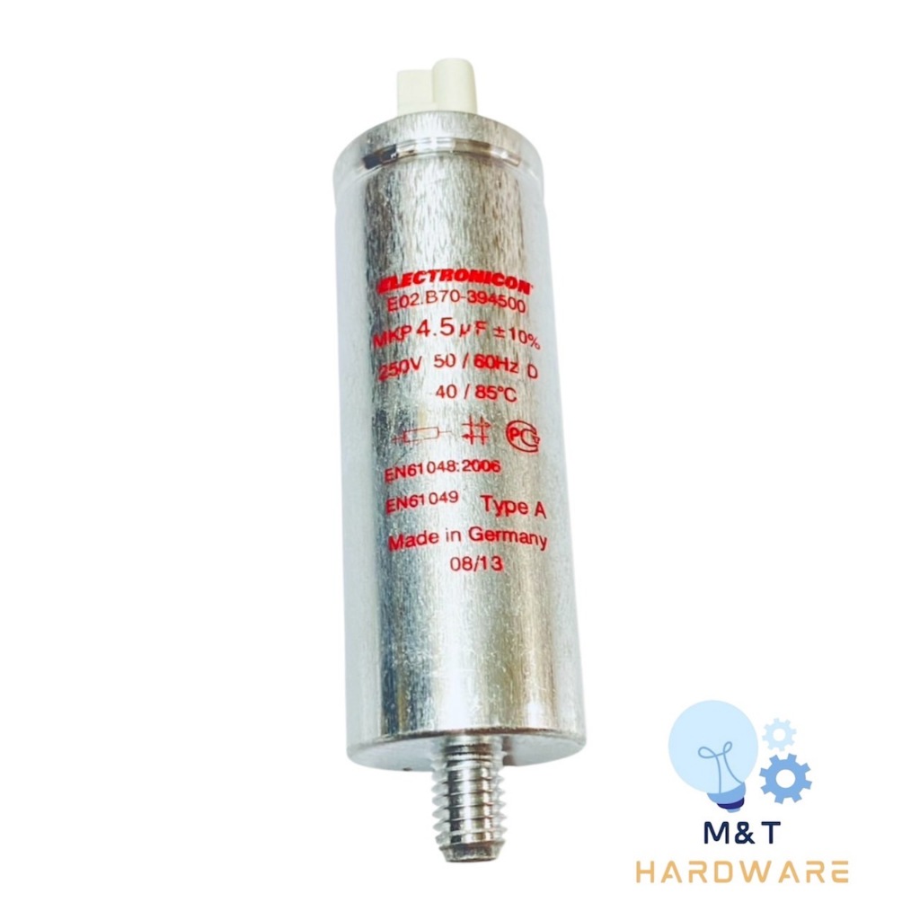 "ELECTRONICON" อิเล็คโทรนิคอน CAPACITOR 4.5 MFD.(Aluminium) คาปาซิเตอร์