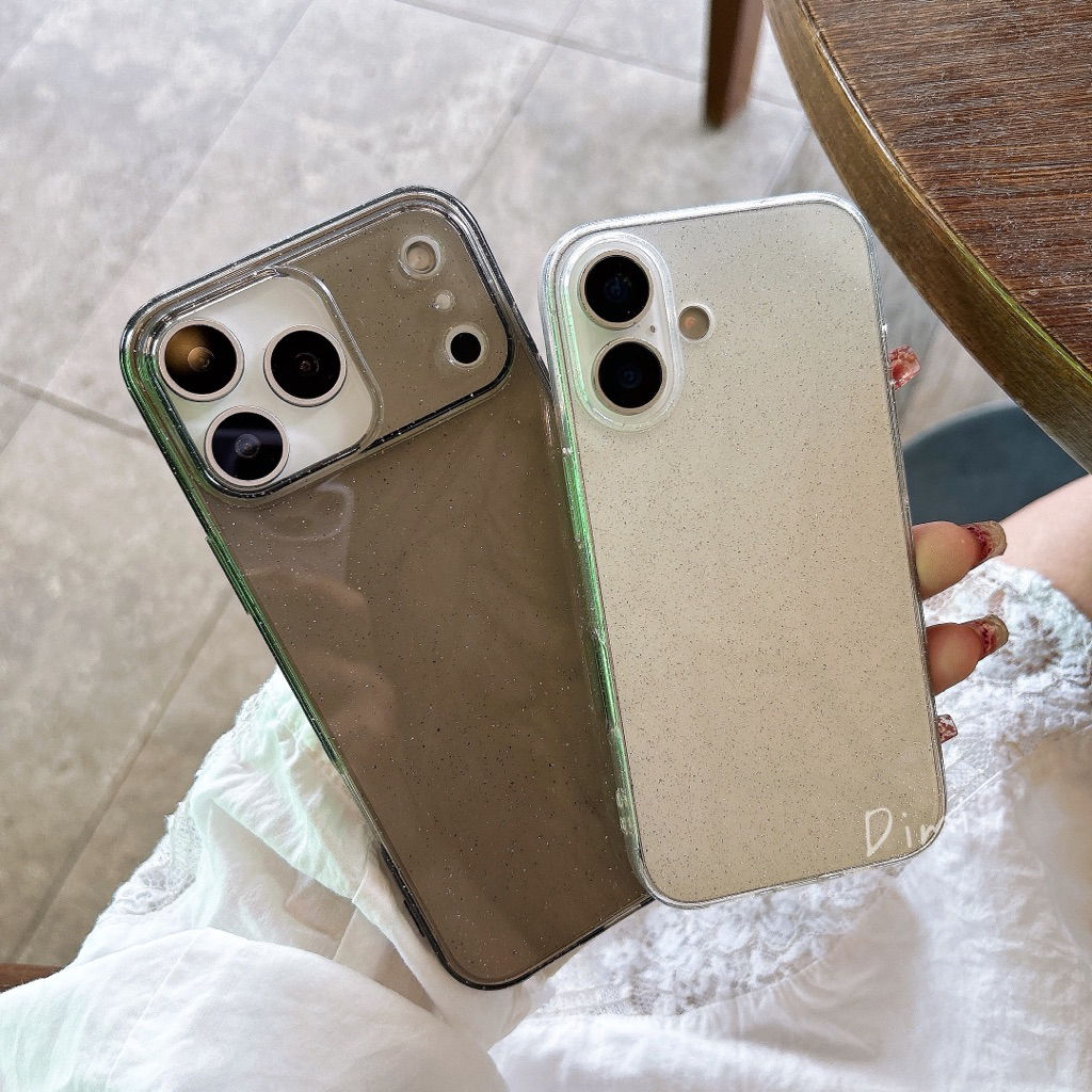 i17 pro max เคสใสกากเพชร สำหรับ for iPhone 16 16Pro 16Promax 16plus ไอโฟน 16 Pro max  for iPhone17 11 12 13 14 15
