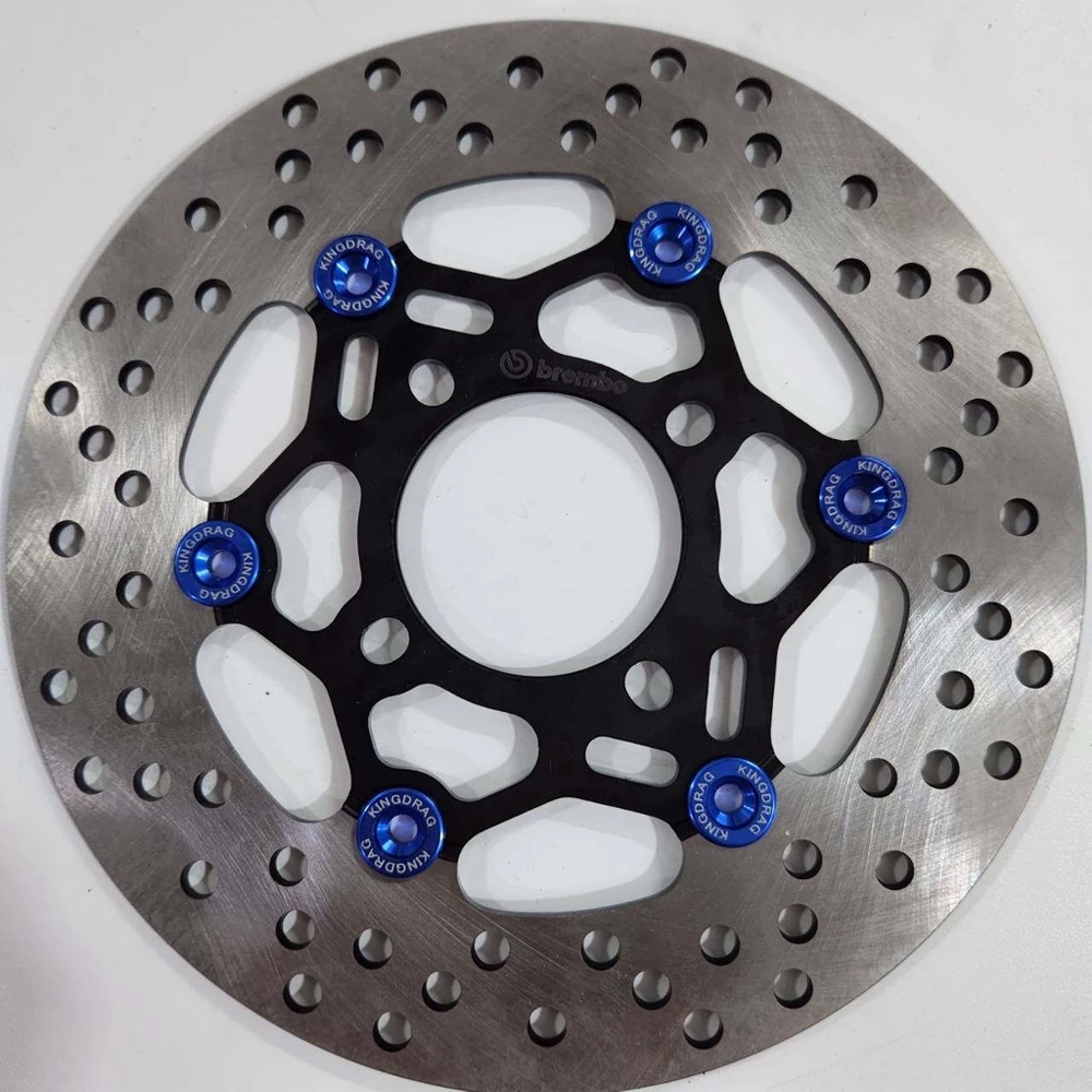 【ชุดเต็ม】ปั๊มล่าง wave110/125 2พอท สีน้ำเงิน + จานจูปีเตอร์ ดำหมุดน้ำเงิน + สายเบรคหัว90 เวฟ110i / เวฟ125ปลาวาฬ - รูปที่ 4