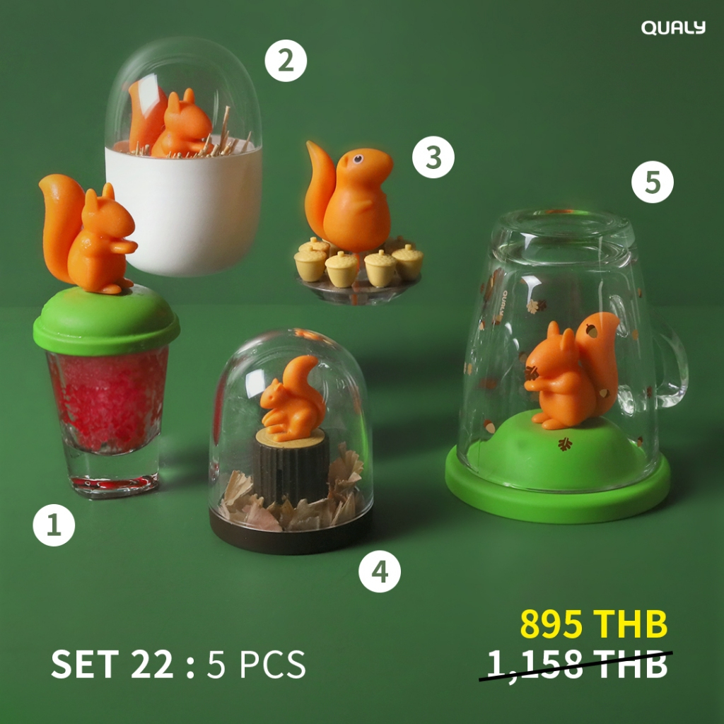 ECO GIFT SET 22 เซ็ตของขวัญรักโลก ดีไซน์ Qualy(ควอลี่)