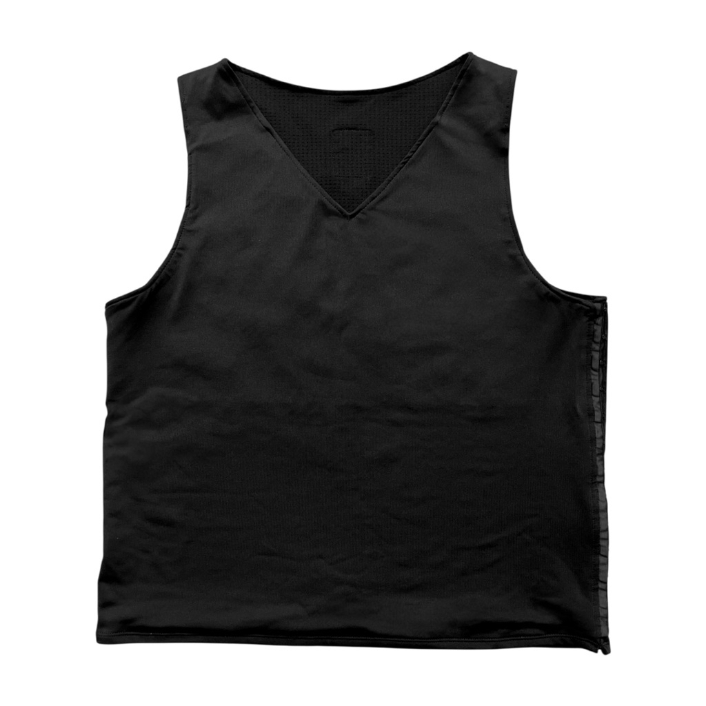 [พร้อมส่ง] Tomchic เสื้อกล้ามทอมชิค รุ่น SFV เต็มตัวตะขอข้าง สีดำ ไซส์ใหญ่ XXL มือสองสภาพดีมากก