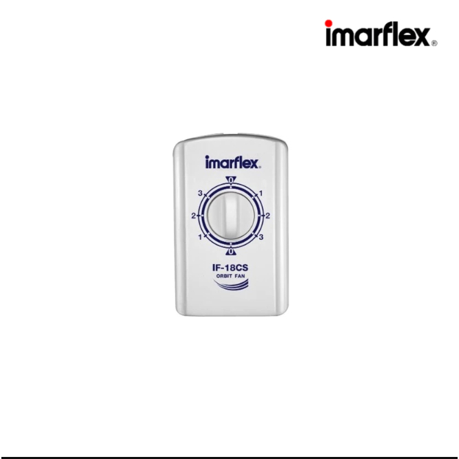 IMARFLEX พัดลมโคจร 18 นิ้ว รุ่น IF-18CS 3 ใบพัด สวิตซ์แบบโรตารี กำลังไฟ 65 วัตต์ พัดลม โคจร ติดเพดาน - รูปที่ 2