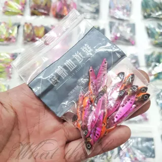 บอดี้ก็ดีเหล็กพร้อมทำสี(ไม่รวมตัวเบ็ด) 2.5g-18g กระดี่เหล็ก เหยื่อตกกะสูบ เหยื่อตกปลาชะโด R173