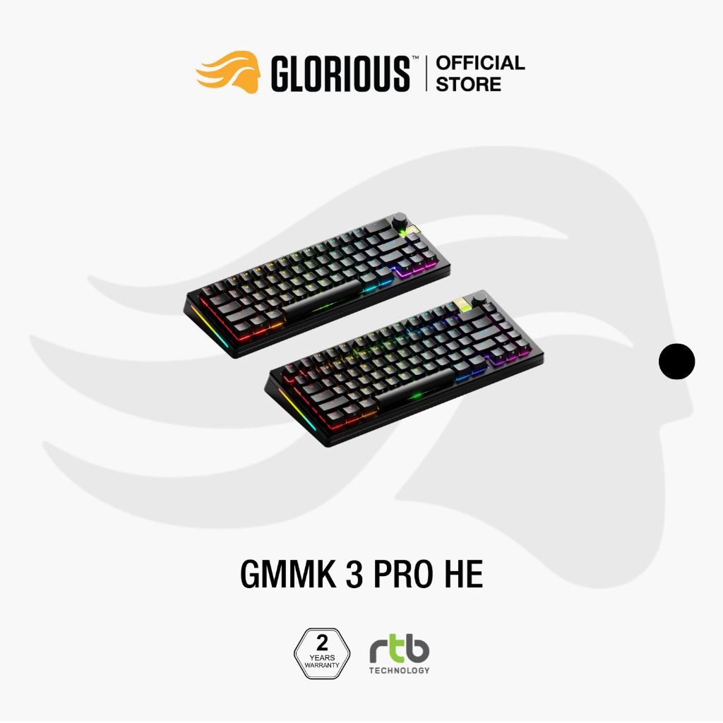Glorious GMMK 3 Pro HE Prebuilt คีย์บอร์ดเกมมิ่งไร้สาย Wireless Gaming Keyboard