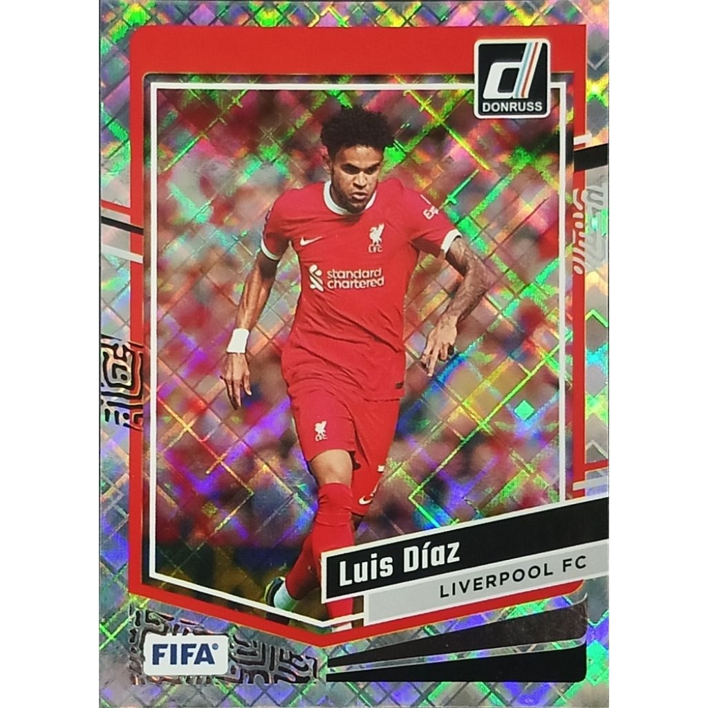2023-24 Panini Donruss Soccer Luis Diaz SILVER CUBIC #84 Liverpool
