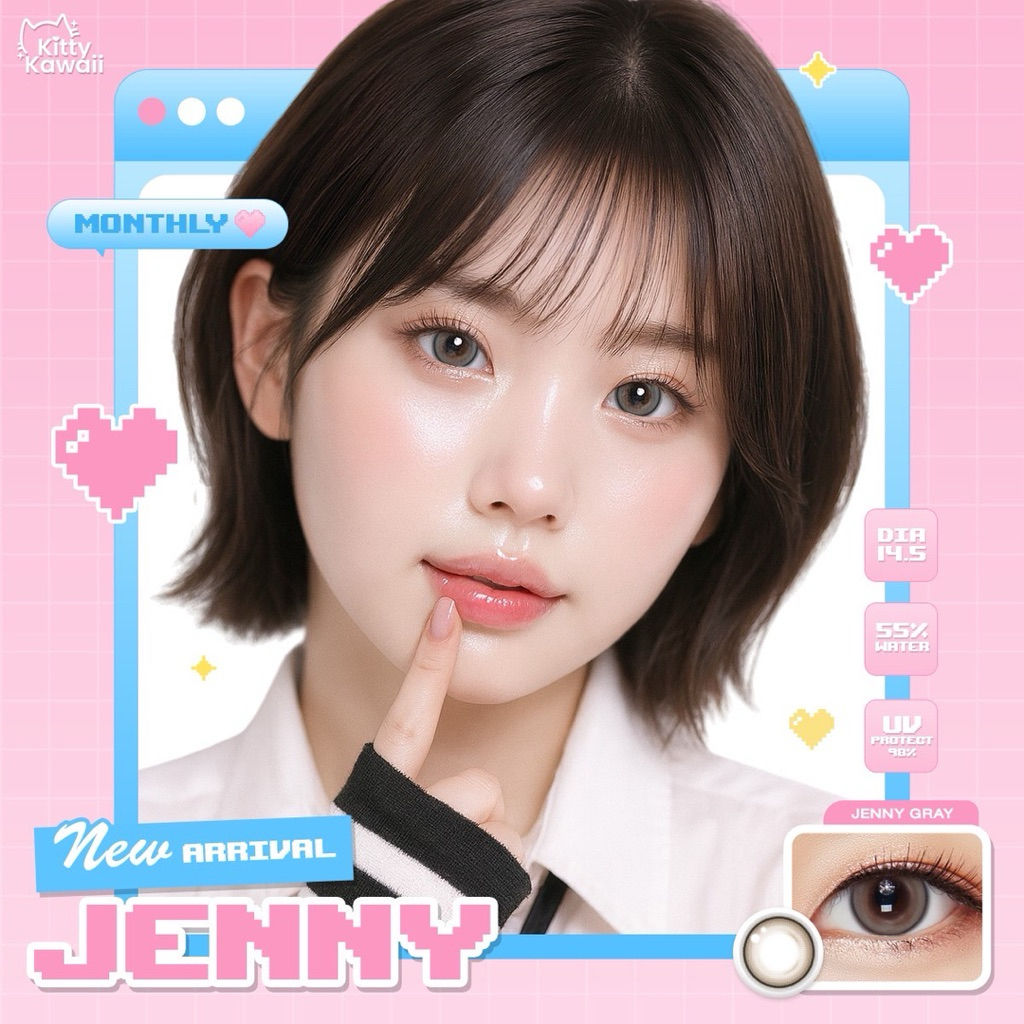 Kitty kawaii Jenny ลายใหม่ 14.5 (ขนาดกลาง) ลายเหมือนmini dawn แต่ขนาดใหญ่กว่า - 5