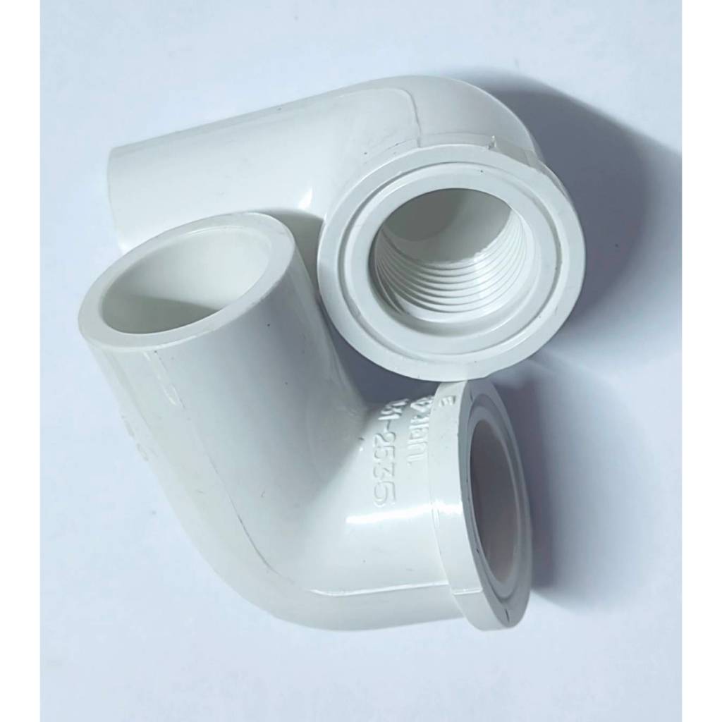 ข้องอเกลียวใน สีขาว ขนาด 1/2 นิ้ว (TS FAUCET ELBOW)