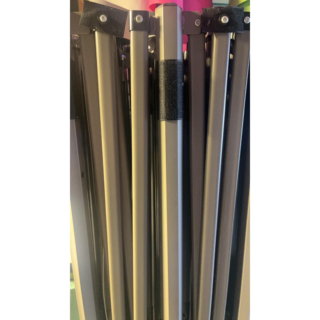 (ชุด)2x2 2x3 3x3  เต็นท์พับ T8HEXAพรีเมี่ยมโครง 0.9+ผ้าใบ 700D